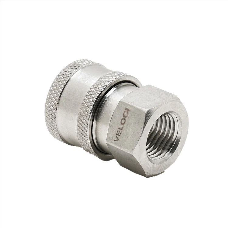 Hydrojet Stainless 3/8" Female Locking QC Coupler