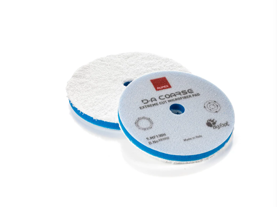 Rupes DA 3" Microfiber Coarse Pad Blue