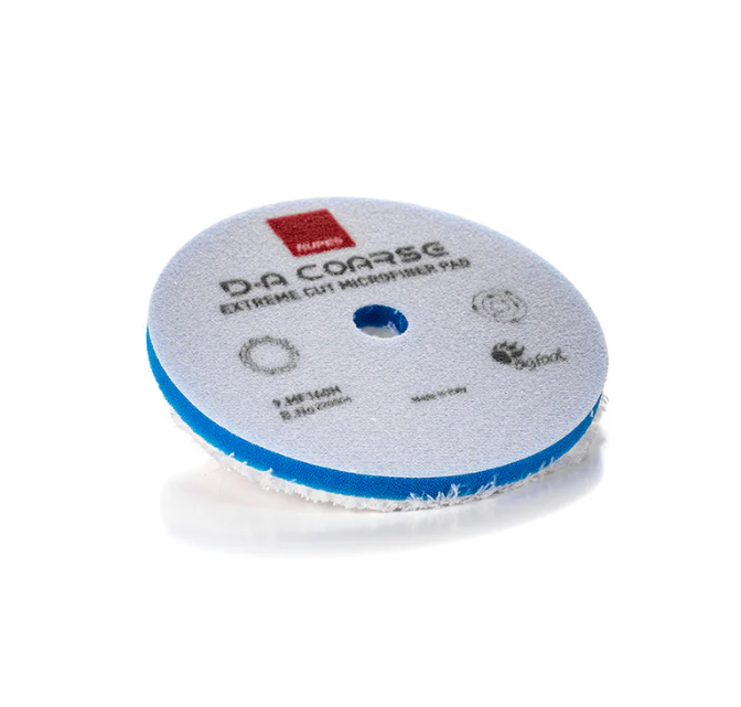 Rupes DA 6" Microfiber Coarse Pad Blue