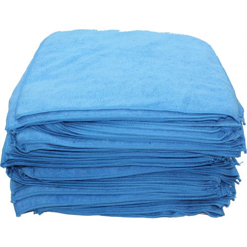 Blue Microfiber Towels