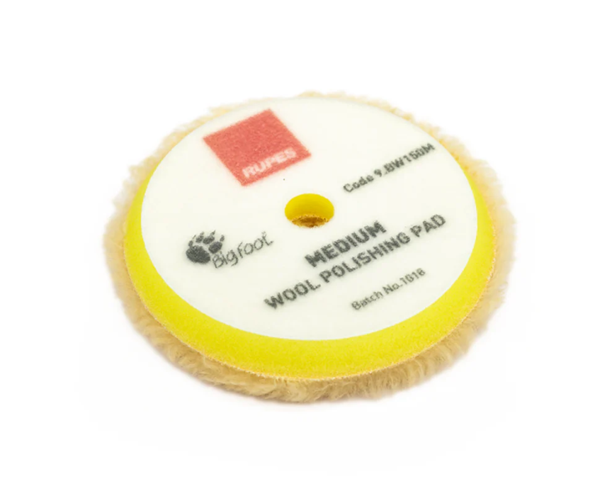 Rupes DA 3" Medium Yellow Wool Pad