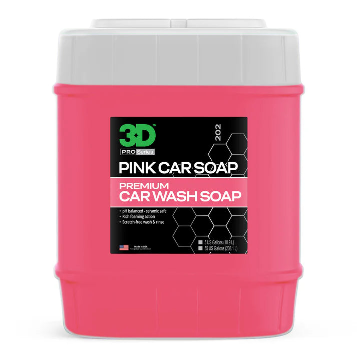 Pink Car Soap 5 Gallons