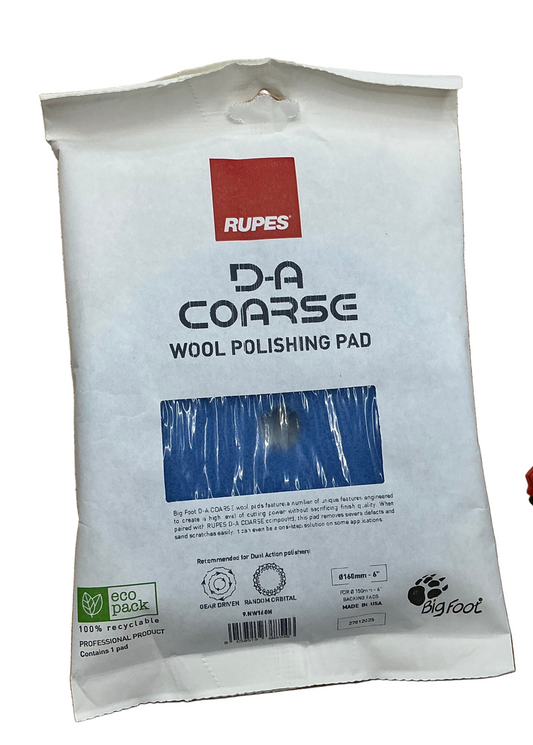 Rupes DA 6" Coarse Blue Wool Pad
