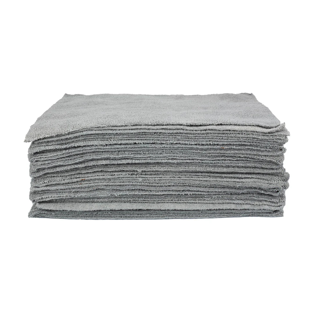 260GSM EDGELESS MICROFIBER UTILITY TOWELS - 50 PACK