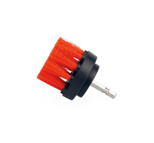Maxshine 2" Red M8 Medium-Duty Upholstery Carpet Brush with Drill Attachment