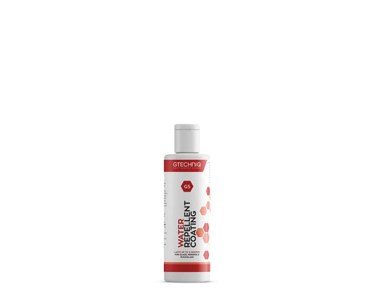 G5 Water Repellent Coating for Glass and Perspex 100ml