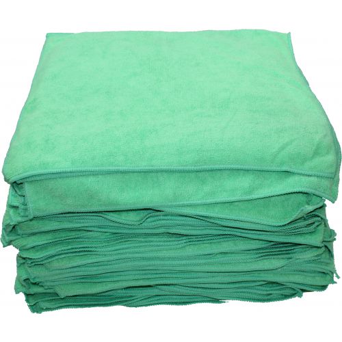 Green Microfiber Towels
