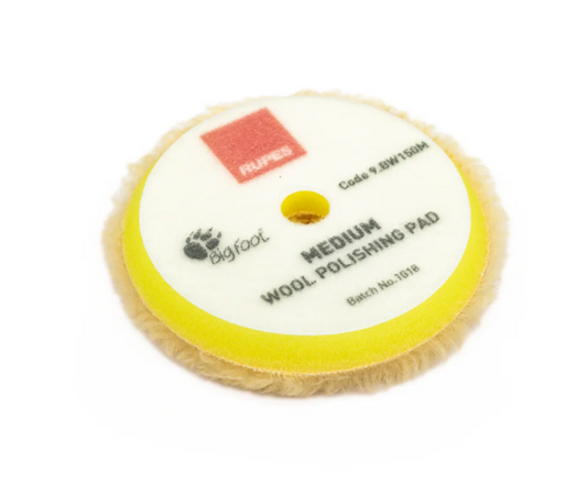 Rupes DA 5" Medium Yellow Wool Pad