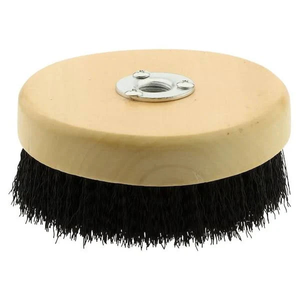 5" DIAMETER DIRECT MOUNT WOOD BLOCK ROTARY BRUSH